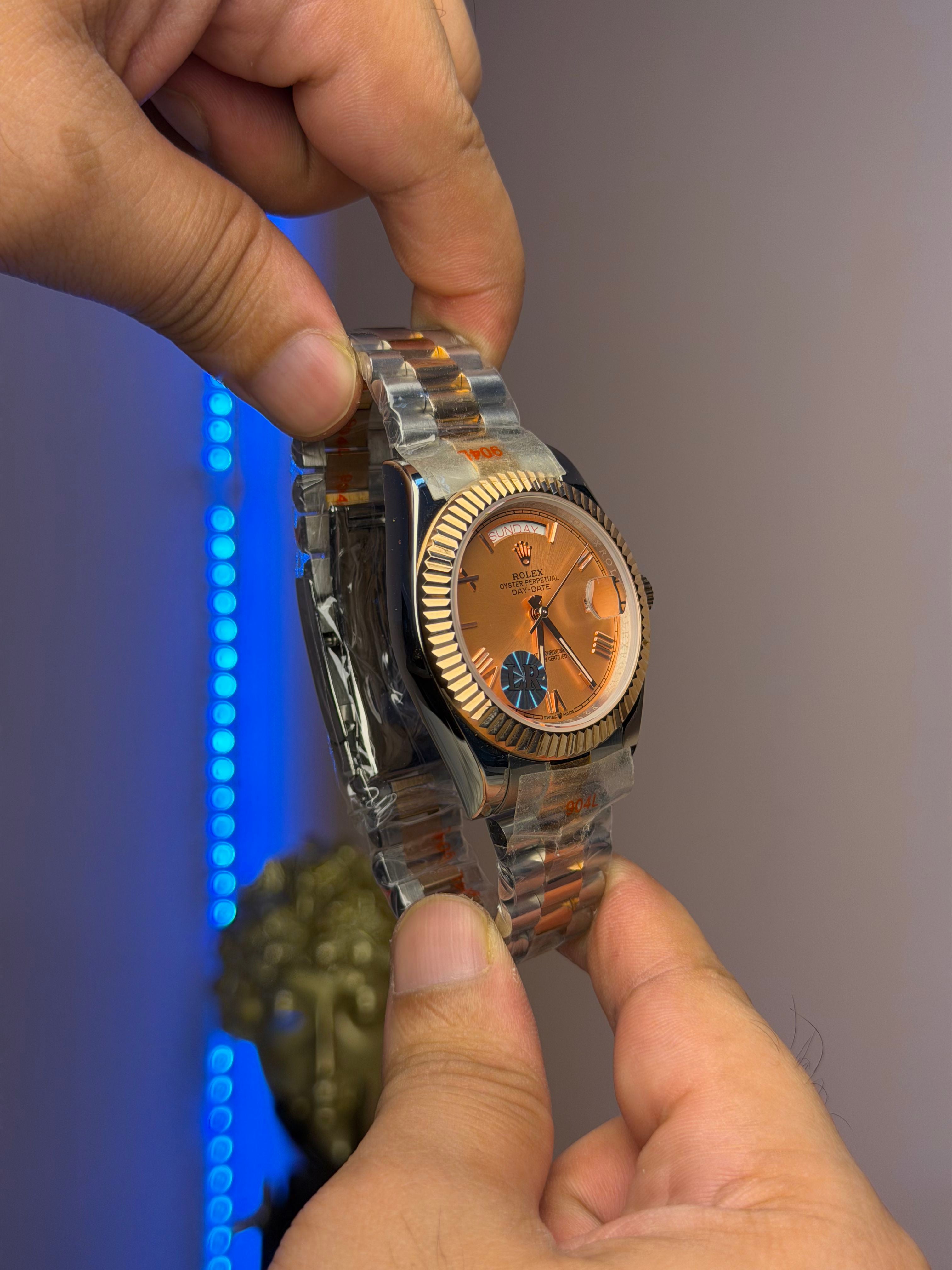 Rolex Day-Date Two-Tone Rose Gold