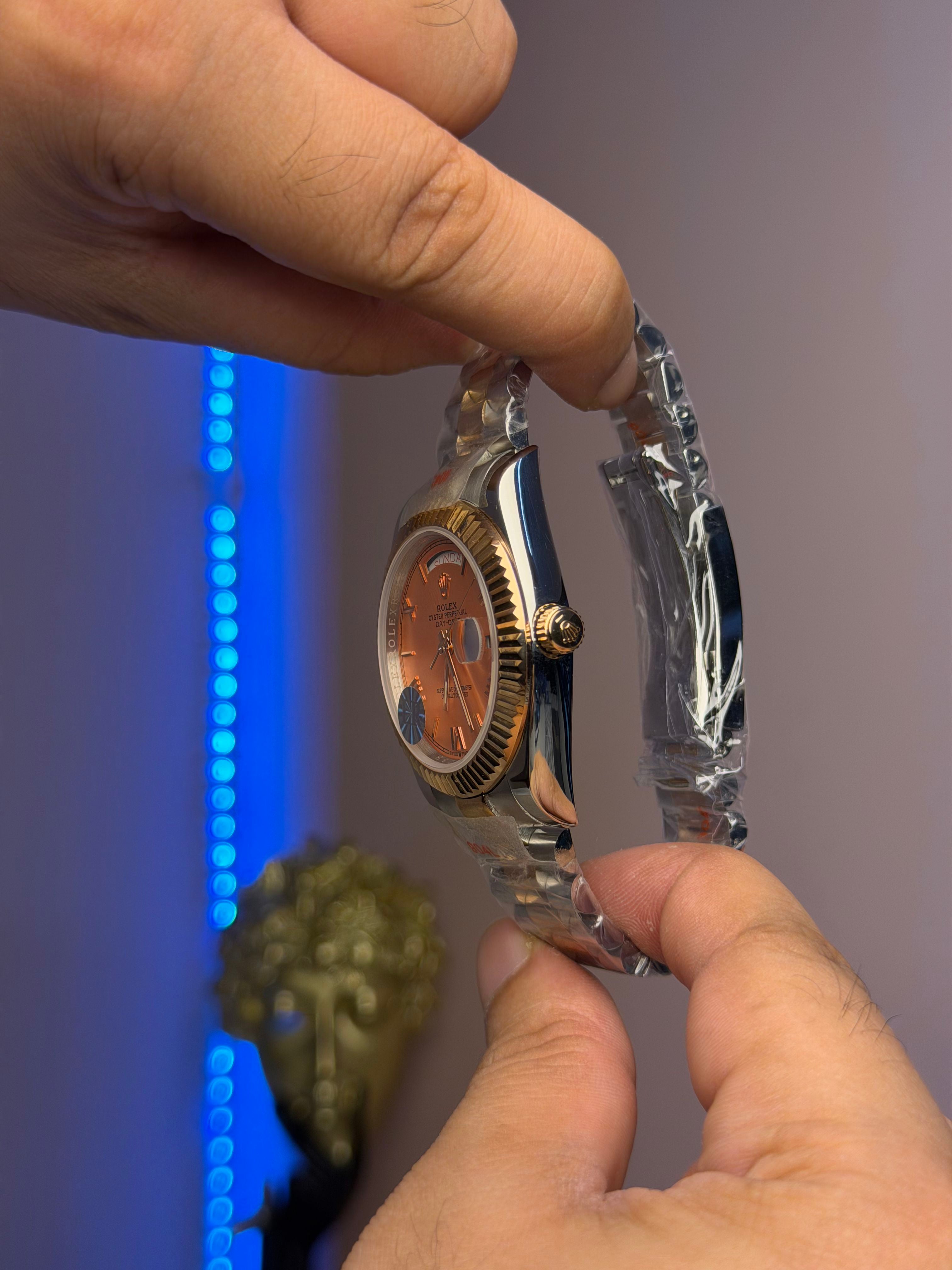 Rolex Day-Date Two-Tone Rose Gold