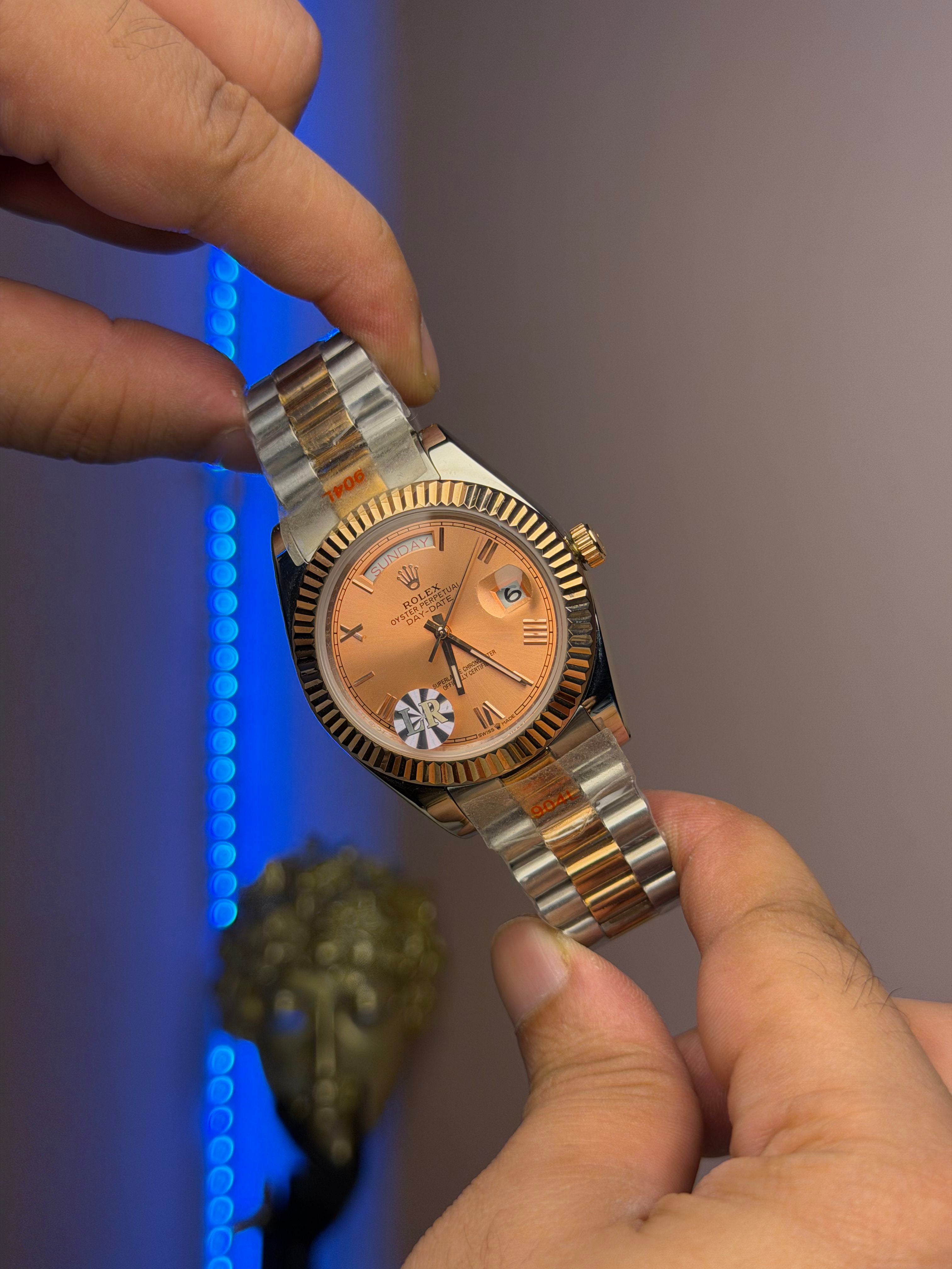 Rolex Day-Date Two-Tone Rose Gold
