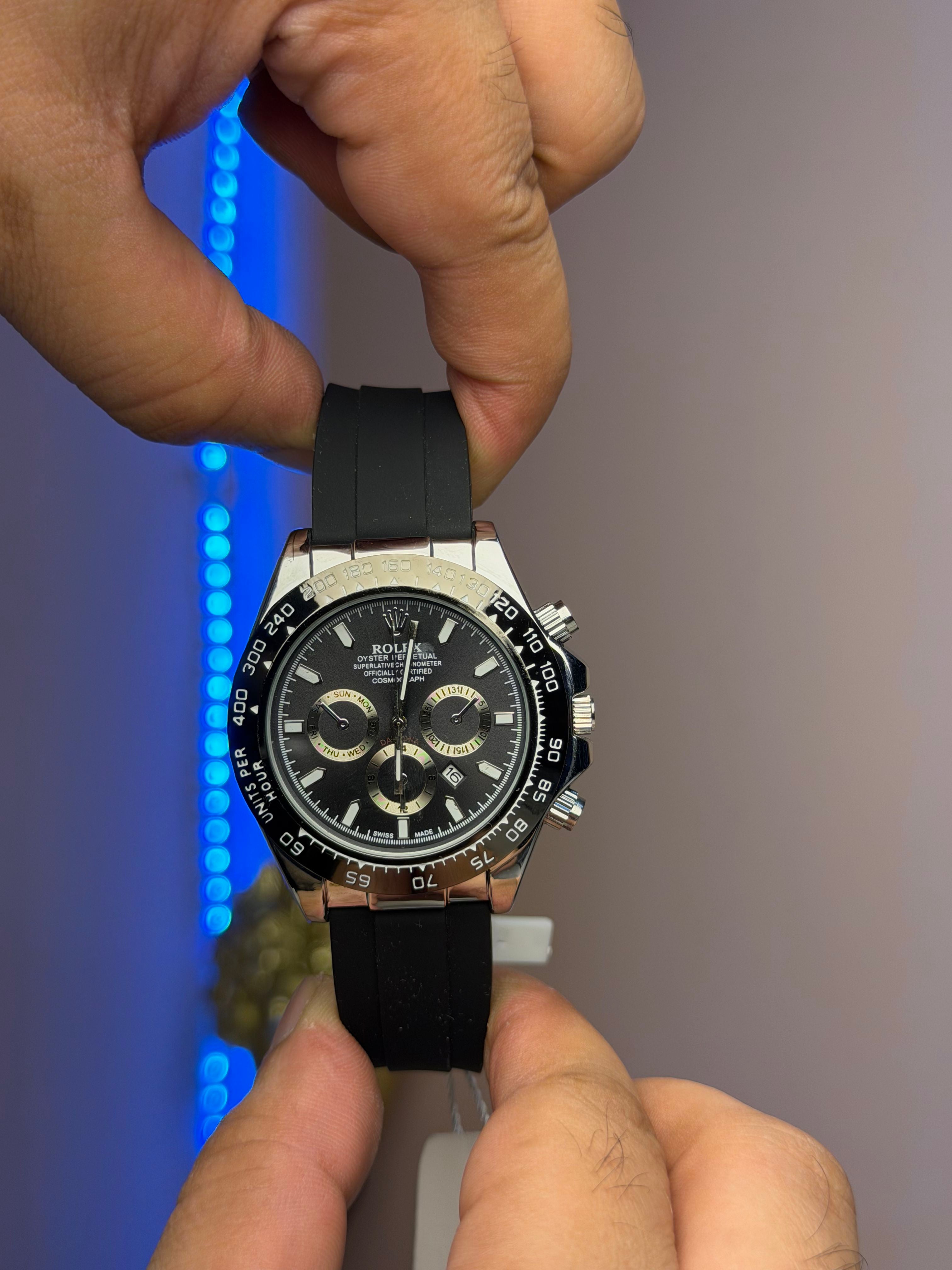 Rolex Daytona Steel & Black