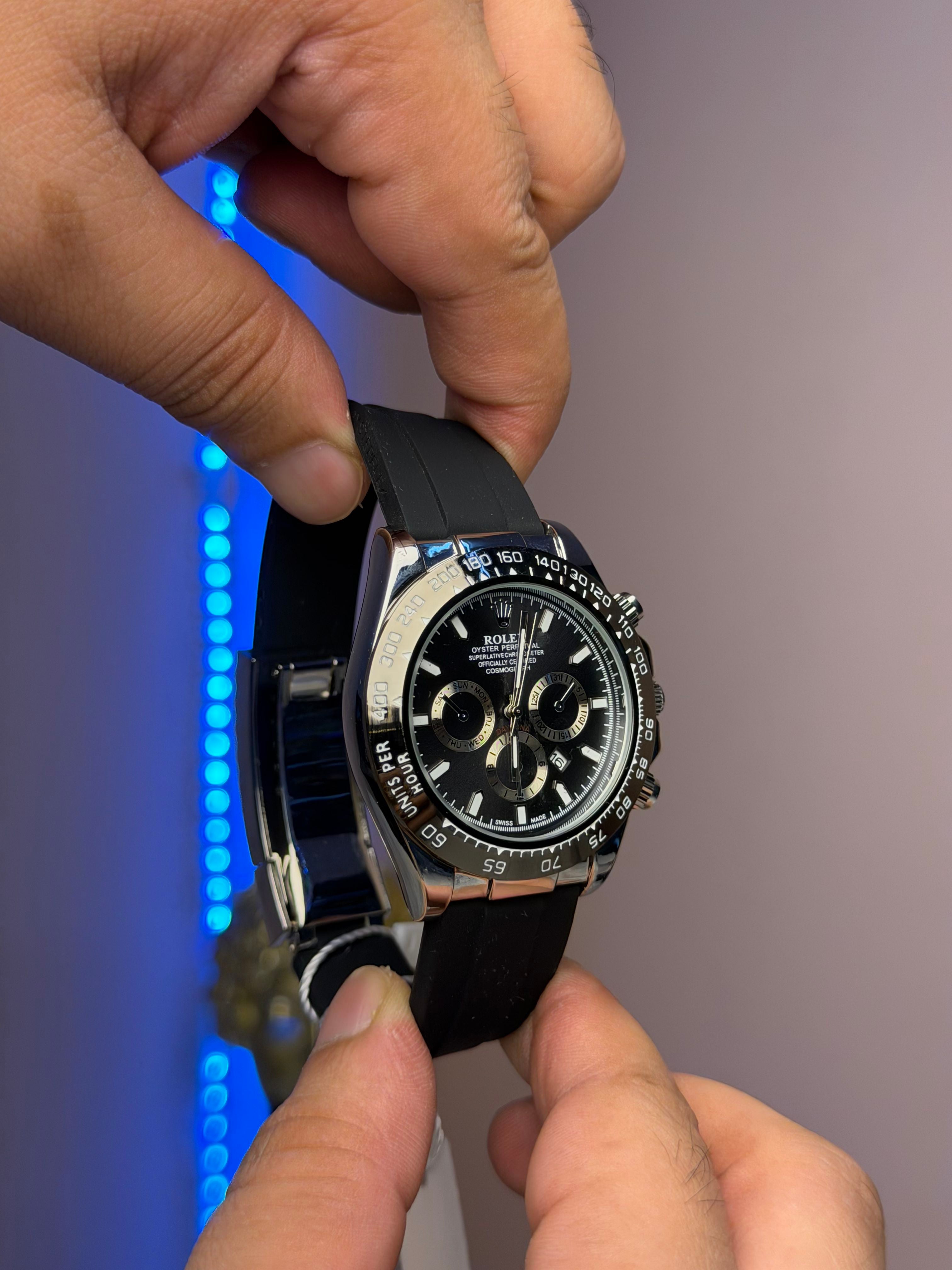 Rolex Daytona Steel & Black