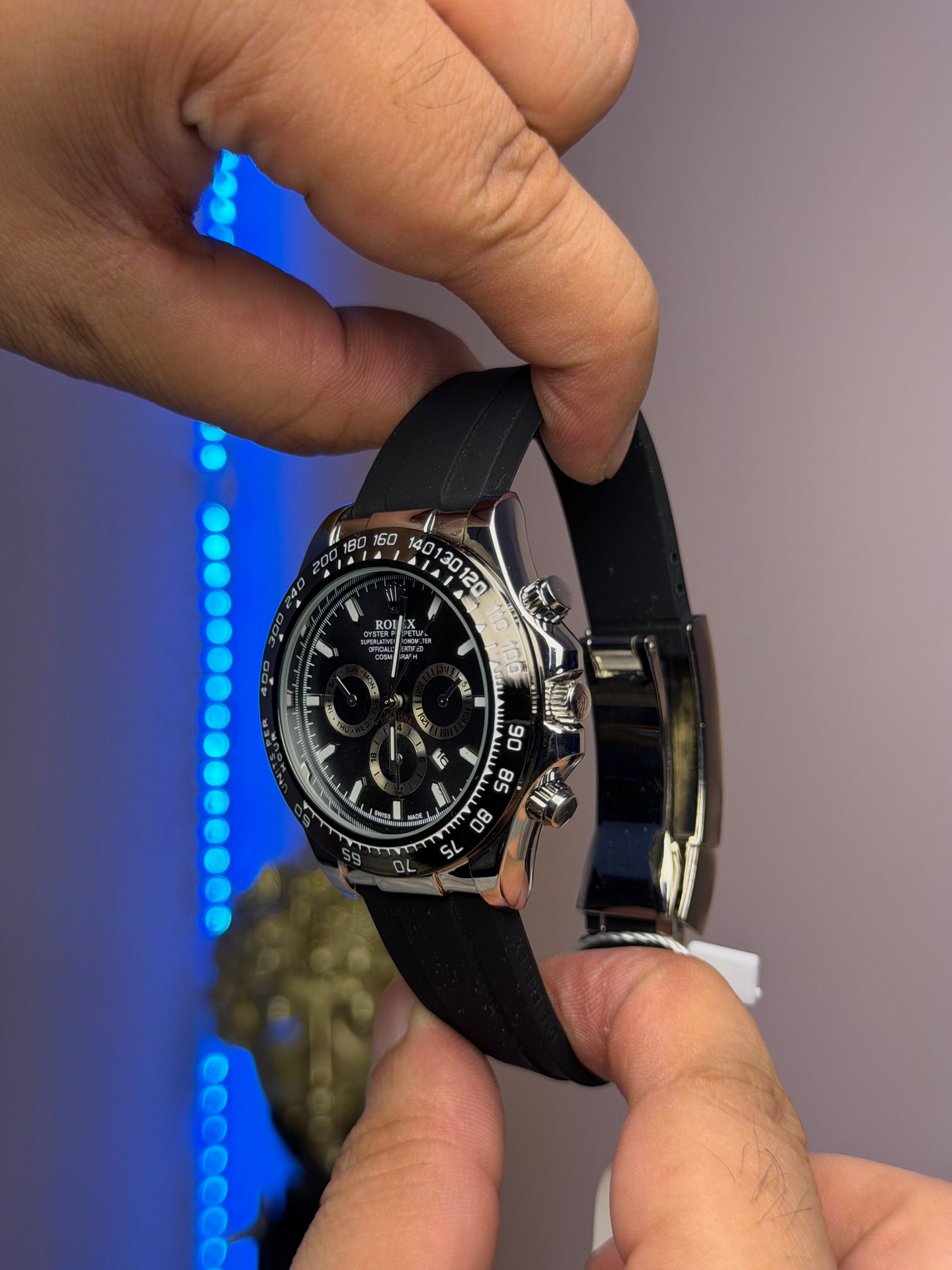 Rolex Daytona Steel & Black