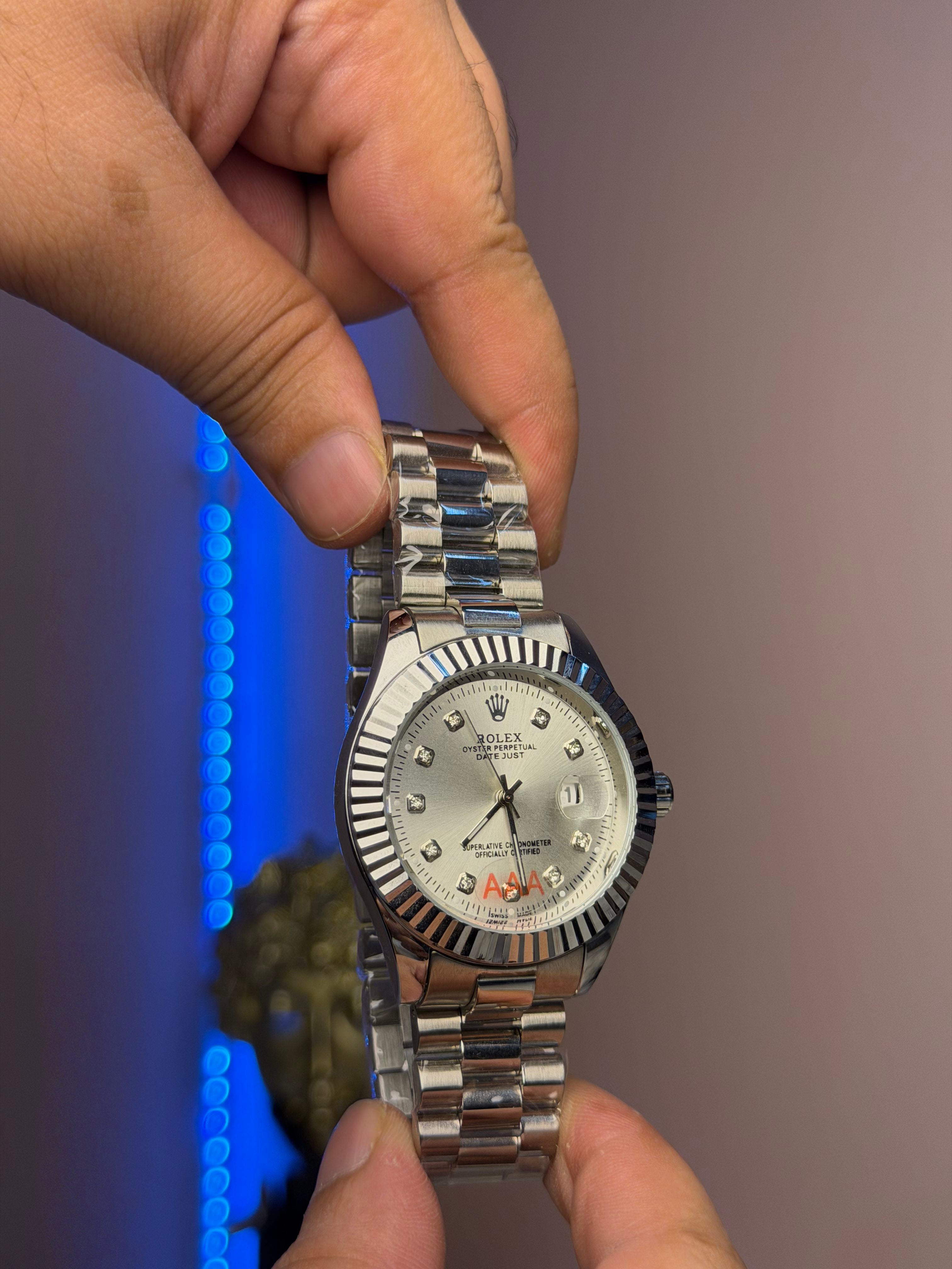 Rolex Date-Just Steel Diamond