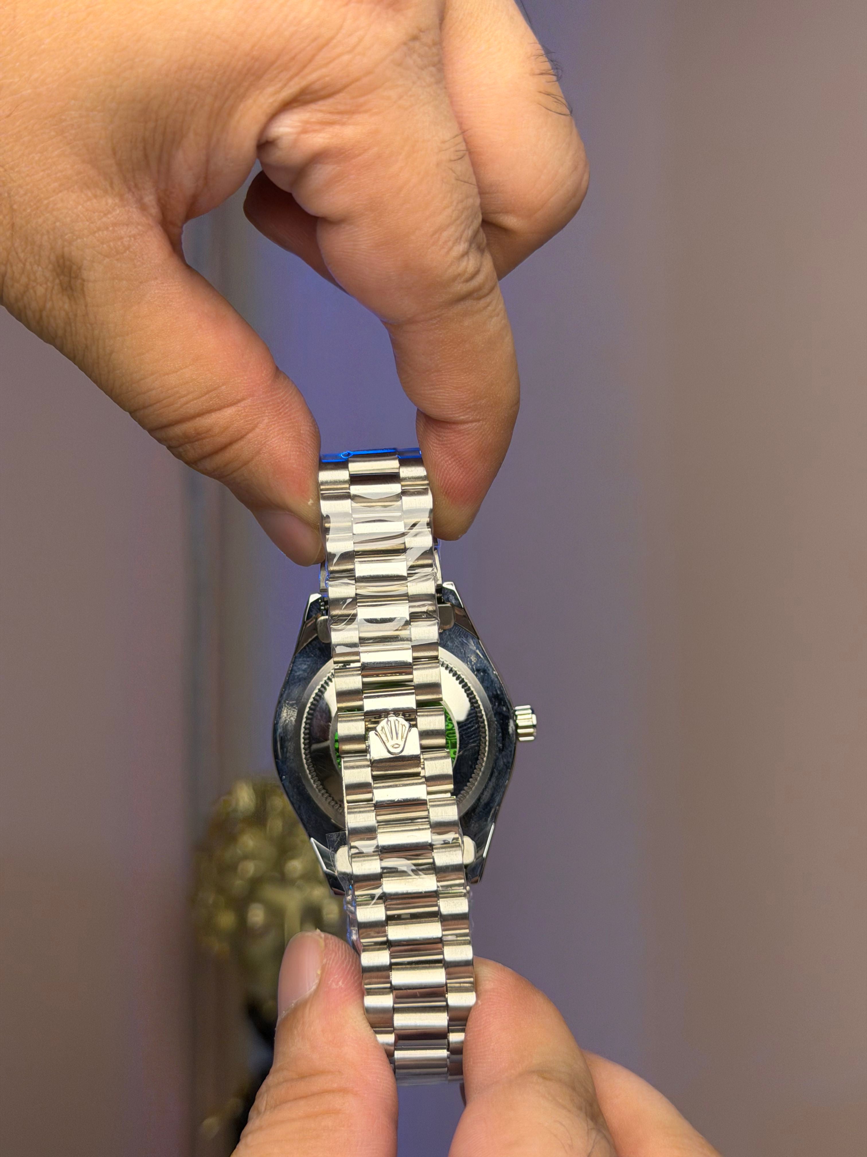 Rolex Date-Just Emerald Dial Diamond